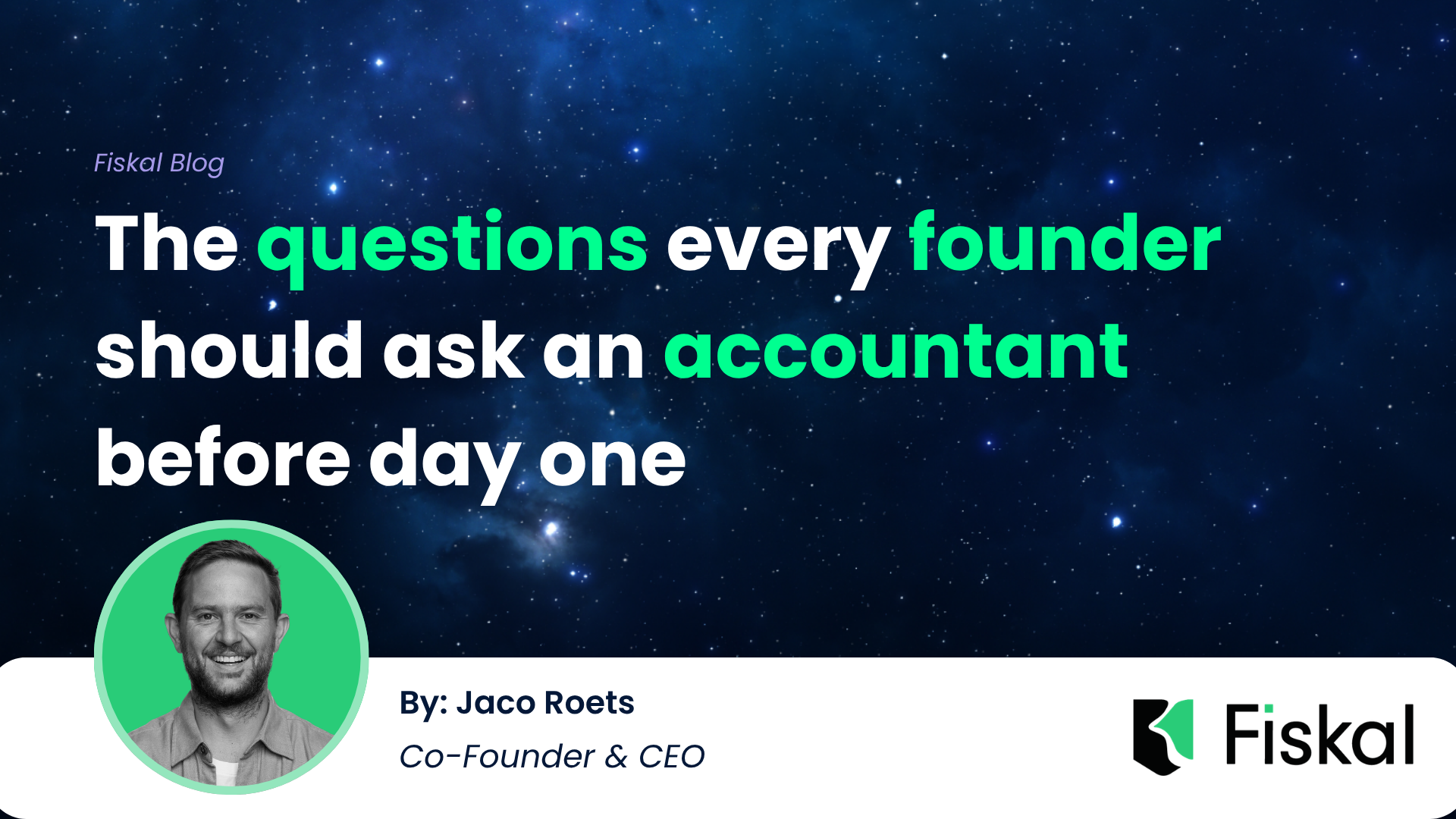 The questions every founder should ask an accountant before day one