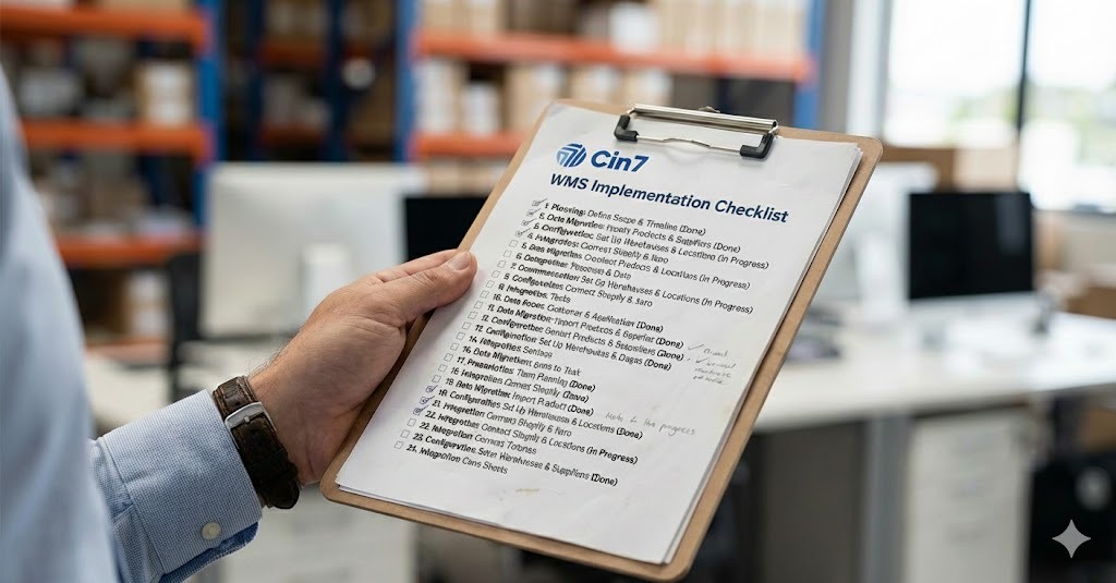 Implementing a WMS implementation checklist for Cin7